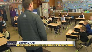 Kevin's Classroom: Kevin visits Our Shepherd Lutheran School in Birmingham