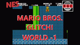 Mario Bros Glitch: Negative World (World -1)