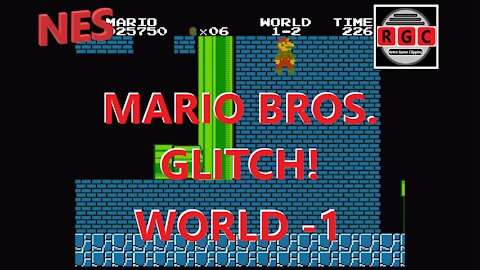 Mario Bros Glitch: Negative World (World -1)