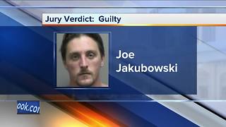 Jakubowksi found guilty on weapons charges