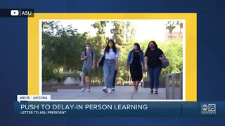 Letter to ASU president pushing to postpone in-person classes barricaded in home near 31st Avenue and Dunlap