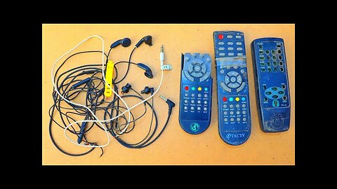 Awesome uses of old earphone and old TV Remote