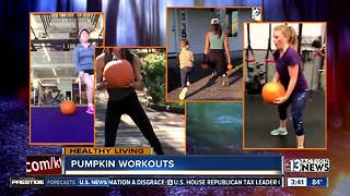 Working out with pumpkins is now trending