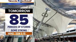 Storms could be strong Thursday