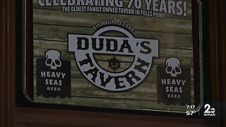 Duda's Tavern in Fells Point offering carryout and curbside service