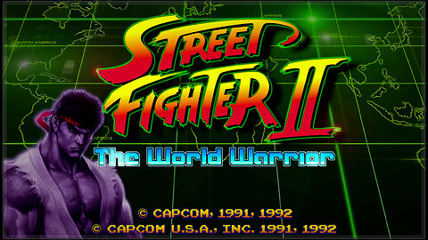 Street Fighter ストリートファイターⅡ [Title screen-Character Select] [1991]