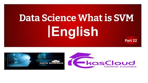 #Data Science What is SVM | Ekascloud | English