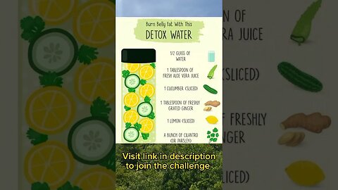 Detox water to burn belly fat | Which detox drink is good for weight loss | Shed belly fat #Shorts
