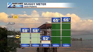Lowering Humidity Into The Weekend