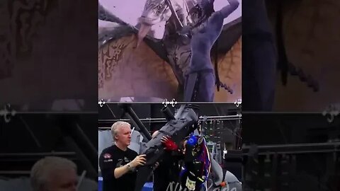 Avatar 2 ｜ Neytiri flying an Ikran ｜ With behind the scenes side by side ✅ #shorts #avatar2