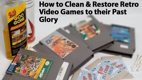 How to Clean, Restore & Maintain Old NES, SNES, Genesis, Mega Drive & Master System Game Cartridges