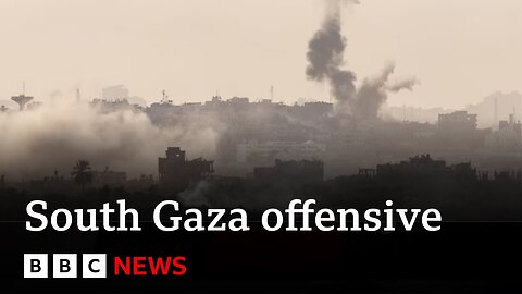 Israel launches ground offensive in south Gaza | BBC News #BBCNews