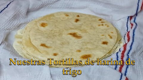 RECETA FÁCIL DE TORTILLAS DE HARINA (FLOUR TORTILLAS)