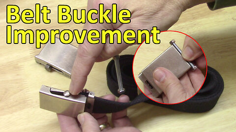Belt Buckle Hack for the Feeling Impaired