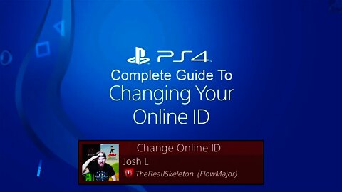 How To Change Your PlayStation Network ID