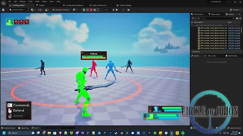 Battle System 2.0 early test - (Circle of Orion)