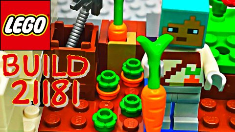 LEGO Minecraft The Rabbit Ranch 21181 Build #lego #legominecraft #legobuild