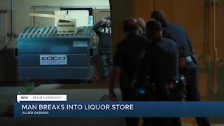 Man arrested in break-in at Allied Gardens liquor store