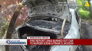 Report links burned-out car to mayor's grandson and August homicide