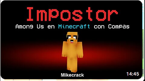 AMONG US pero en Minecraft 😱 [Me toca IMPOSTOR]