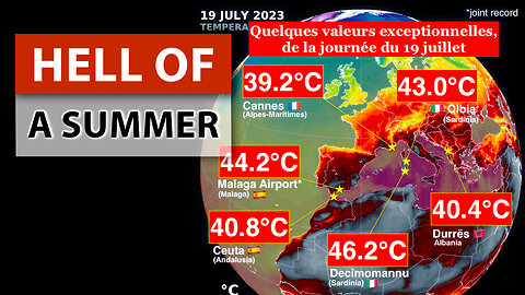 Planetary Heatwave: Tragic Heat-Related Casualties In Europe. Wildfires in Canada & Türkiye