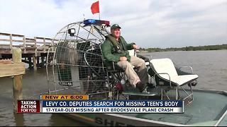 Levy Co. deputies search for missing teen's body