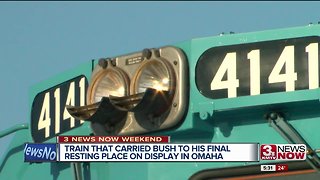 Union Pacific Train 4141 on display in Omaha until December 12th