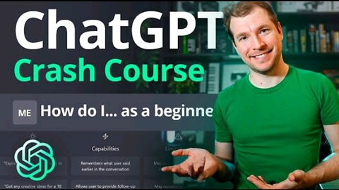 ChatGPT Tutorial - A Crash Crouse on Chat GPT for Beginners