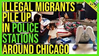 Illegal Migrants Pile Up at POLICE STATIONS Around Chicago.