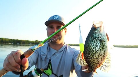 Super Simple Bobber Setup for Crappie fishing in THICK weeds