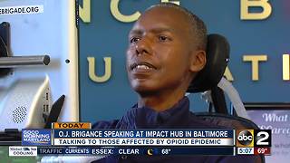 O.J. Brigance speaking on opioid epidemic