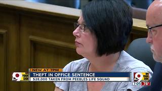 Former life squad president sentenced in theft