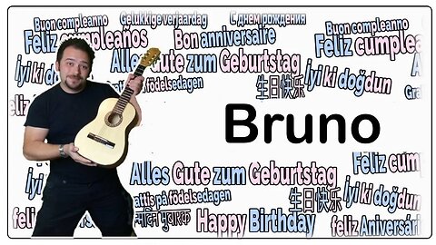 Happy Birthday Bruno - Happy Birthday to You Bruno #shorts