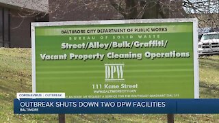 Outbreak shuts down two DPW facilities