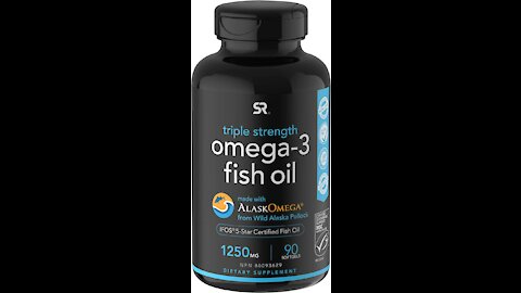 Omega-3 Wild Alaska Fish Oil (1250mg per Capsule)