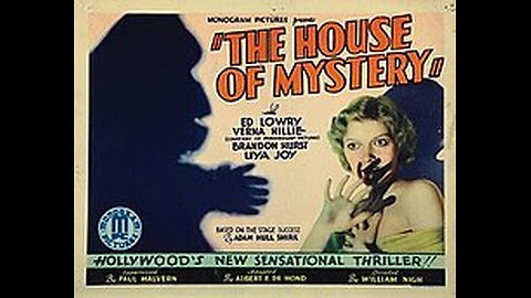 THE HOUSE OF MYSTERY (1934) - colorized