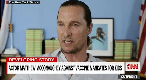 Matthew McConaughey Says He's Against Vaccine Mandate For Children