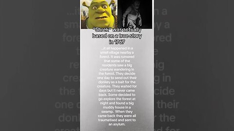 Dark Conspiracy Theories: Shrek #shorts #shortsfeed
