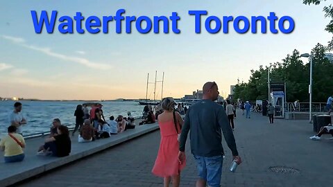 Toronto waterfront lake Ontario Canada 🇨🇦