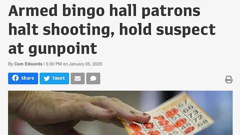 Florida man stopped from doing more damage at BINGO hall! #pewpew #colionnoir #safety #floridaman