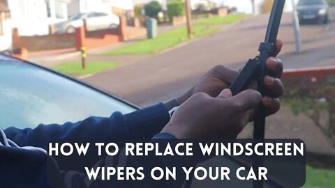 How To Replace Windscreen Wipers On Your Car