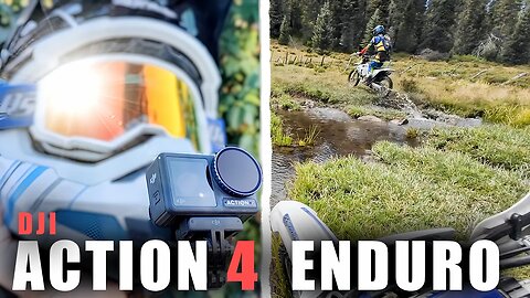 DJI Osmo Action 4 Sports Cam Review - PART 2 - Enduro Dirt Bike Test