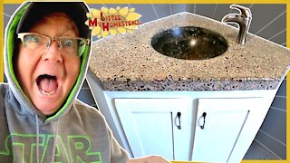 Concrete Countertop Sink Combo, New Baby! & Earthbag Stucco | Weekly Peek Ep276