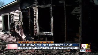 Williamstown home destroyed in Christmas Eve fire