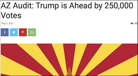 RUMOUR: Trump up by 250,000 in Arizona Audit