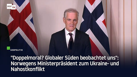 Norwegens Ministerpräsident zum Ukraine- und Nahostkonflikt