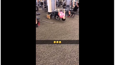 What A Fun Way To Use A Gym Machine
