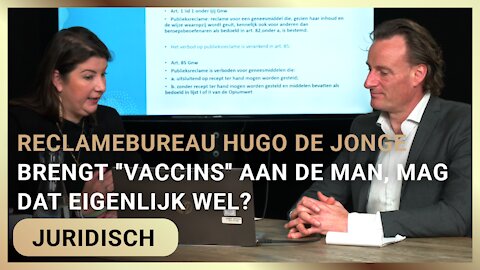 Reclamebureau Hugo de Jonge brengt "vaccins" aan de man, mag dat eigenlijk wel?