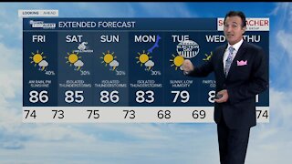 Latest Weather Forecast 3 p.m. Thursday