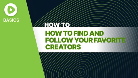 Rumble Basics: Find and Follow Your Favorite Creators